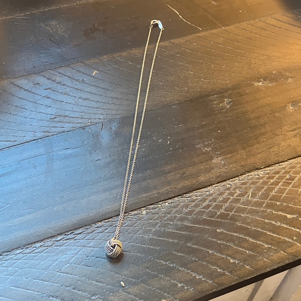 Tiffany’s Silver Somerset Knot Necklace